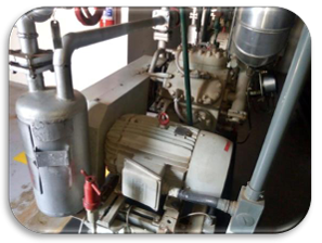 Compressor Amônia SMC 665 — painel