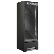 Expositor Refrigerador Stylus Porta de Vidro Perfil Oculto 500L - Preto